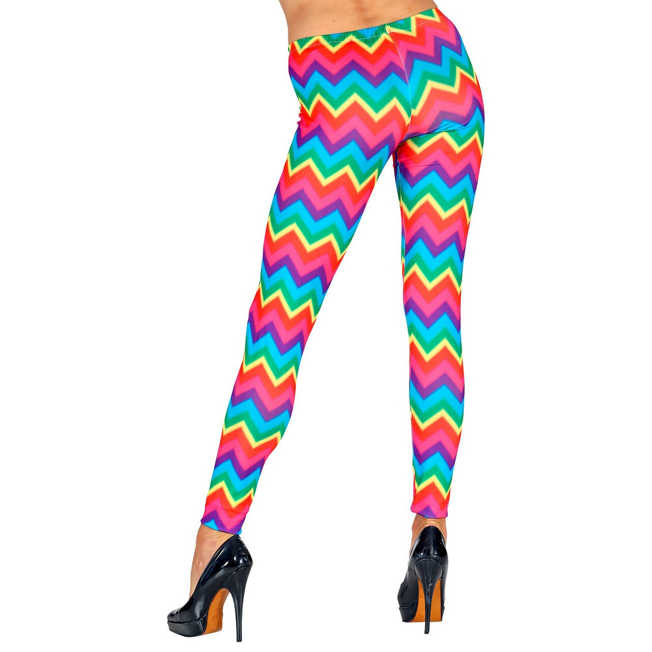 Op deze afbeelding zie je een Accessoires, van het merk Widmann. Regenboog Legging Zomer Festival