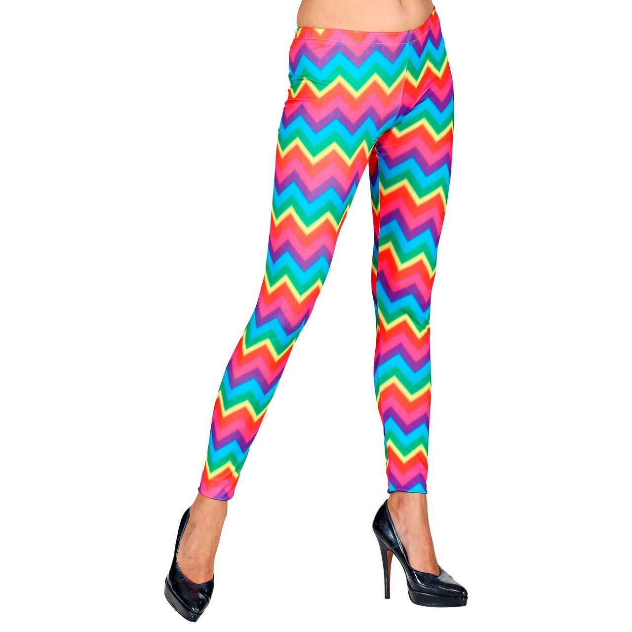 Op deze afbeelding zie je een Accessoires, van het merk Widmann. Regenboog Legging Zomer Festival