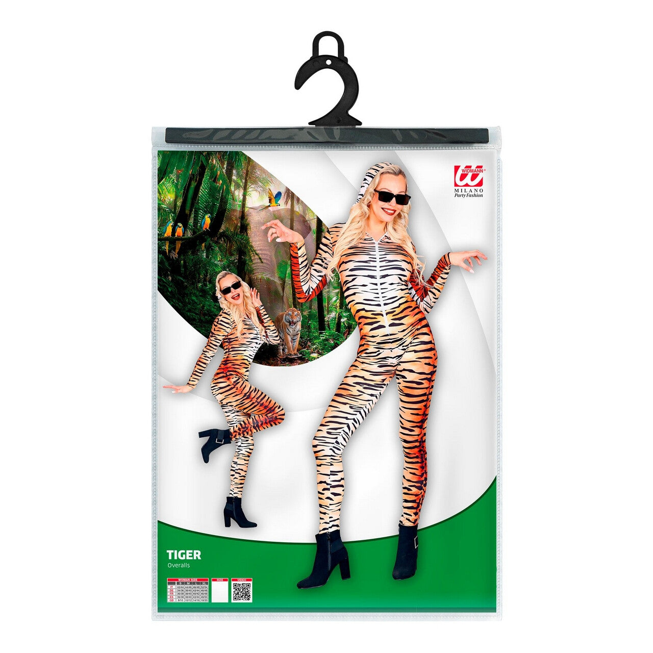 Op deze afbeelding zie je een Kostuums, van het merk Widmann. Hongerige Tijger Op Jacht Vrouw Kostuum