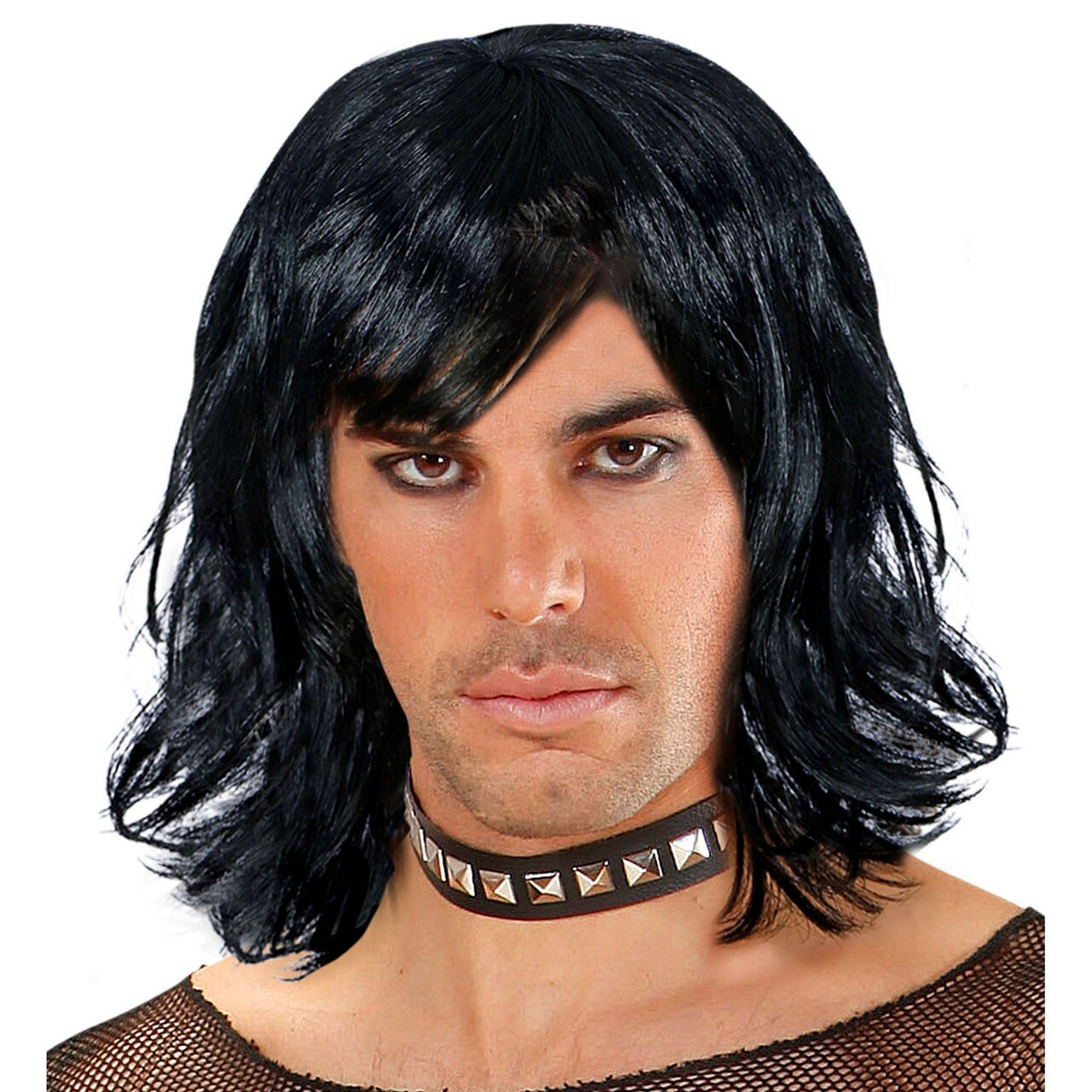 Op deze afbeelding zie je een Accessoires, van het merk Widmann. 80s New Wave Pruik