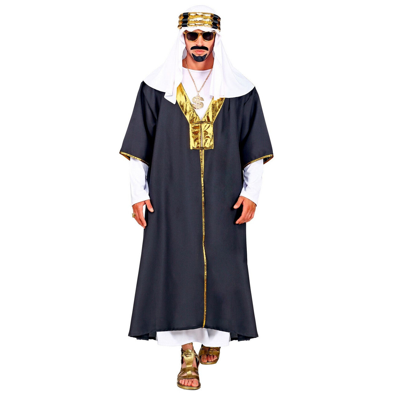 Op deze afbeelding zie je een Kostuums, van het merk Widmann. Sultan Suleiman Oliekan Kostuum