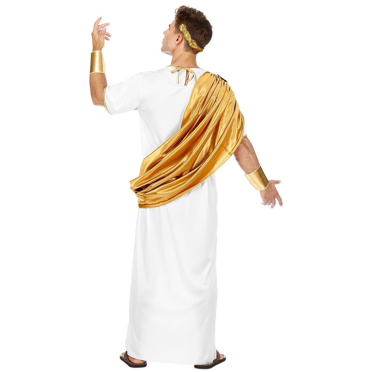 Op deze afbeelding zie je een Kostuums, van het merk Widmann. Veni Vidi Vici Caesar Romeinse Keizer Man Kostuum