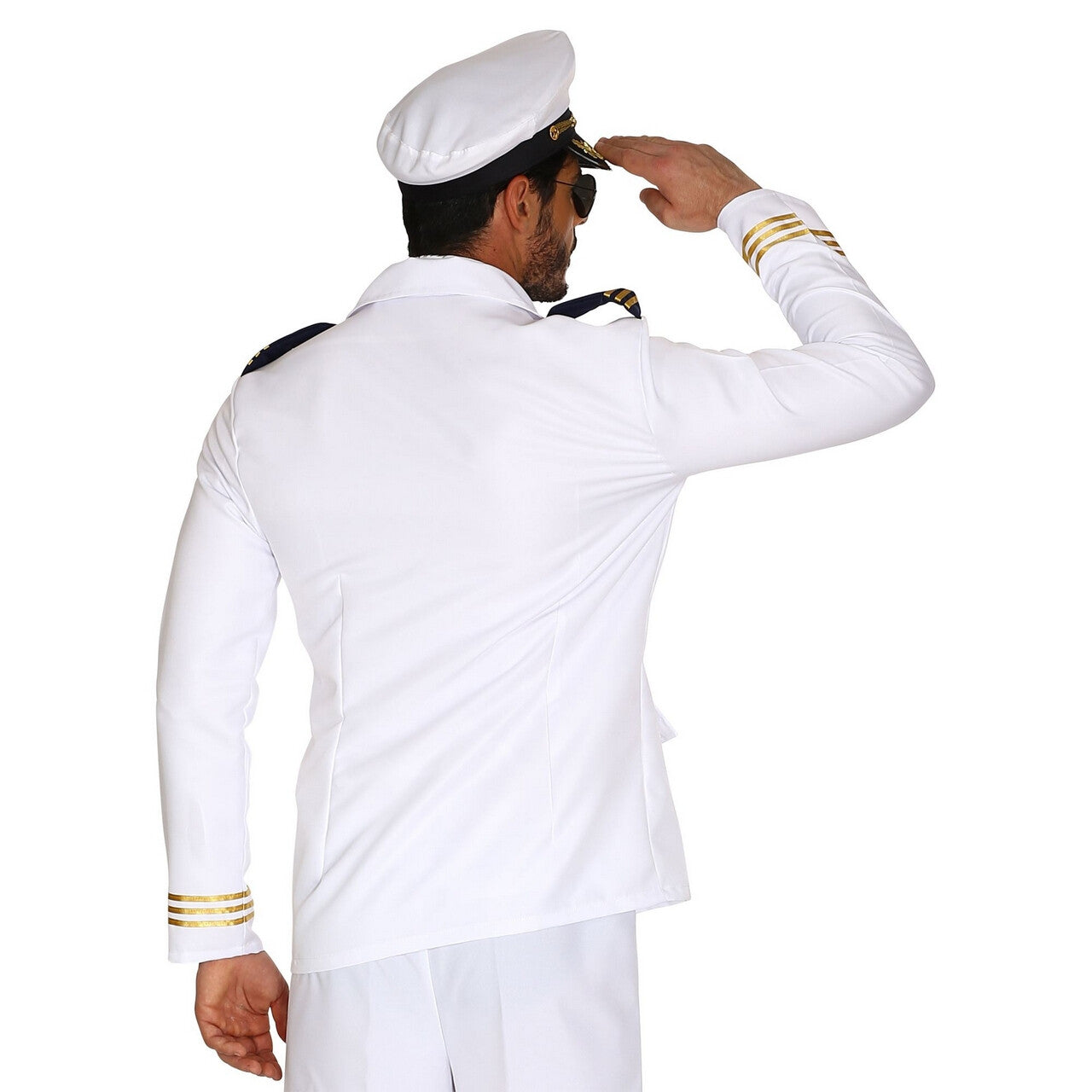 Op deze afbeelding zie je een Kostuums, van het merk Widmann. Jas Kapitein Passagiersschip Luxe Cruise Man