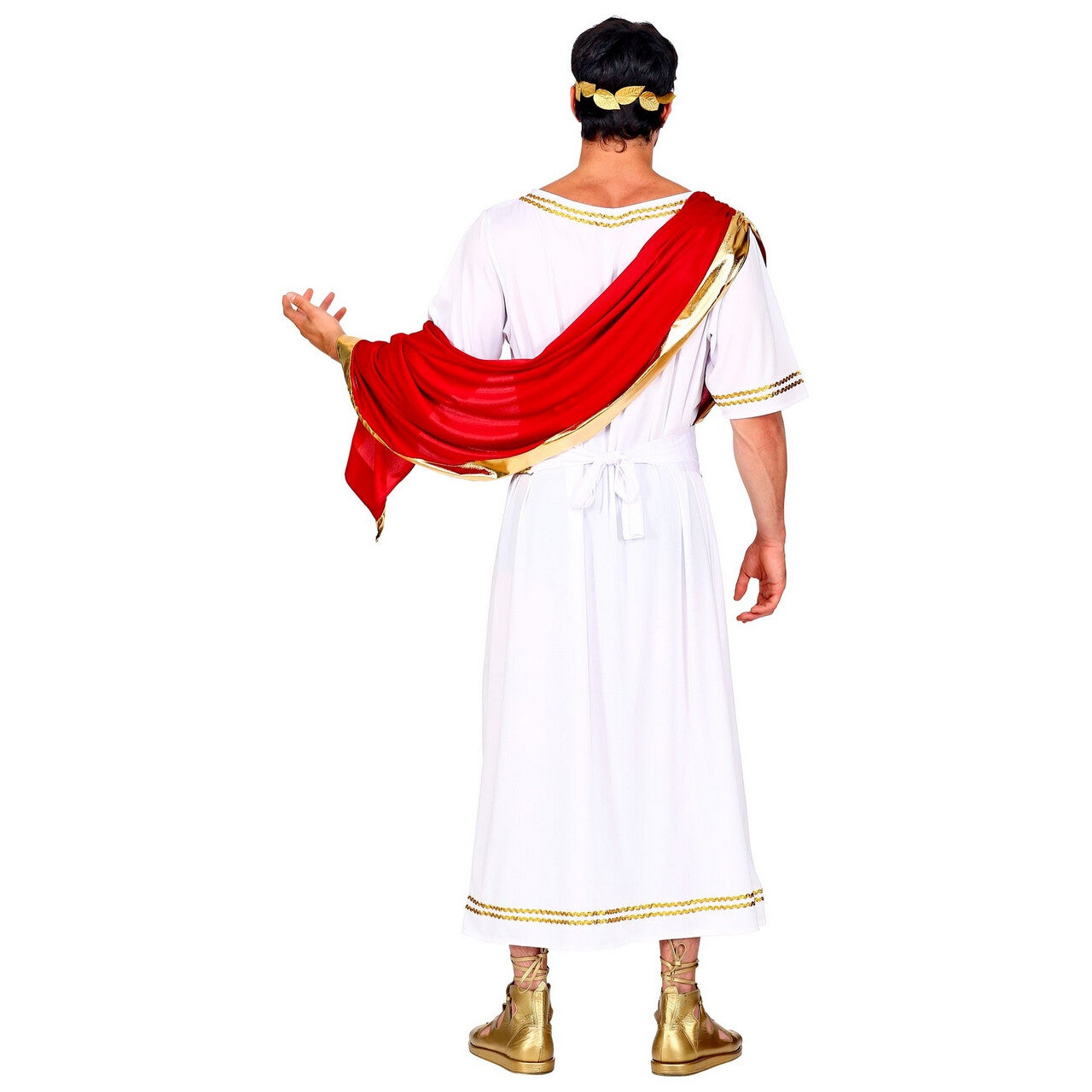 Op deze afbeelding zie je een Kostuums, van het merk Widmann. Romeinse Keizer Cornelius Taurus Man Kostuum