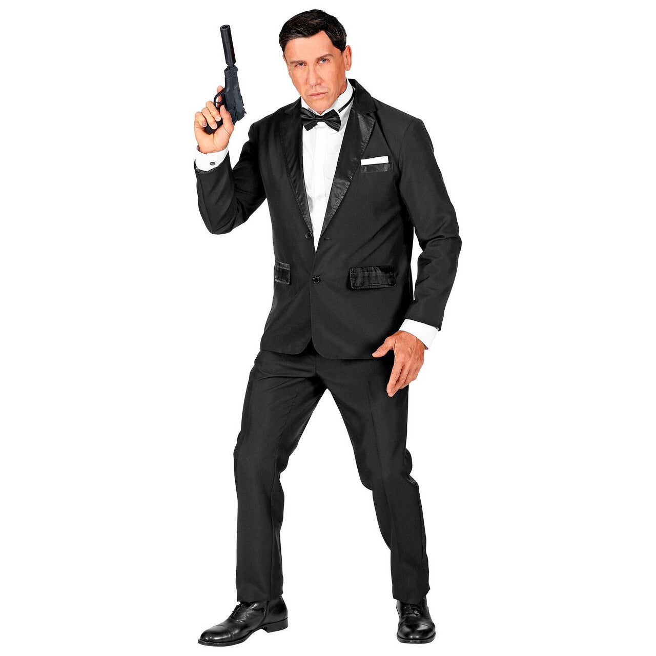 Op deze afbeelding zie je een Kostuums, van het merk Widmann. 007 Bond Smoking Man Kostuum