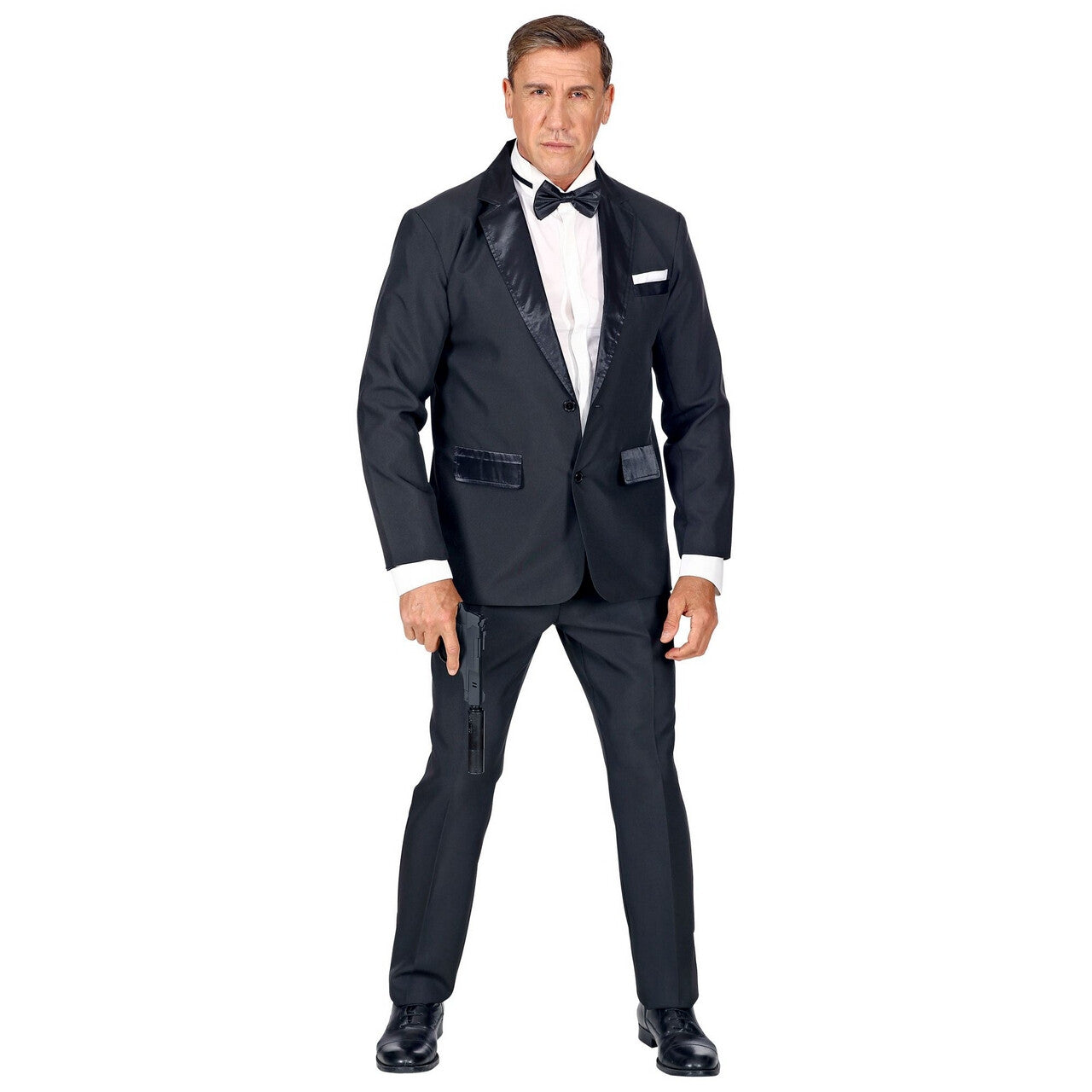 Op deze afbeelding zie je een Kostuums, van het merk Widmann. 007 Bond Smoking Man Kostuum