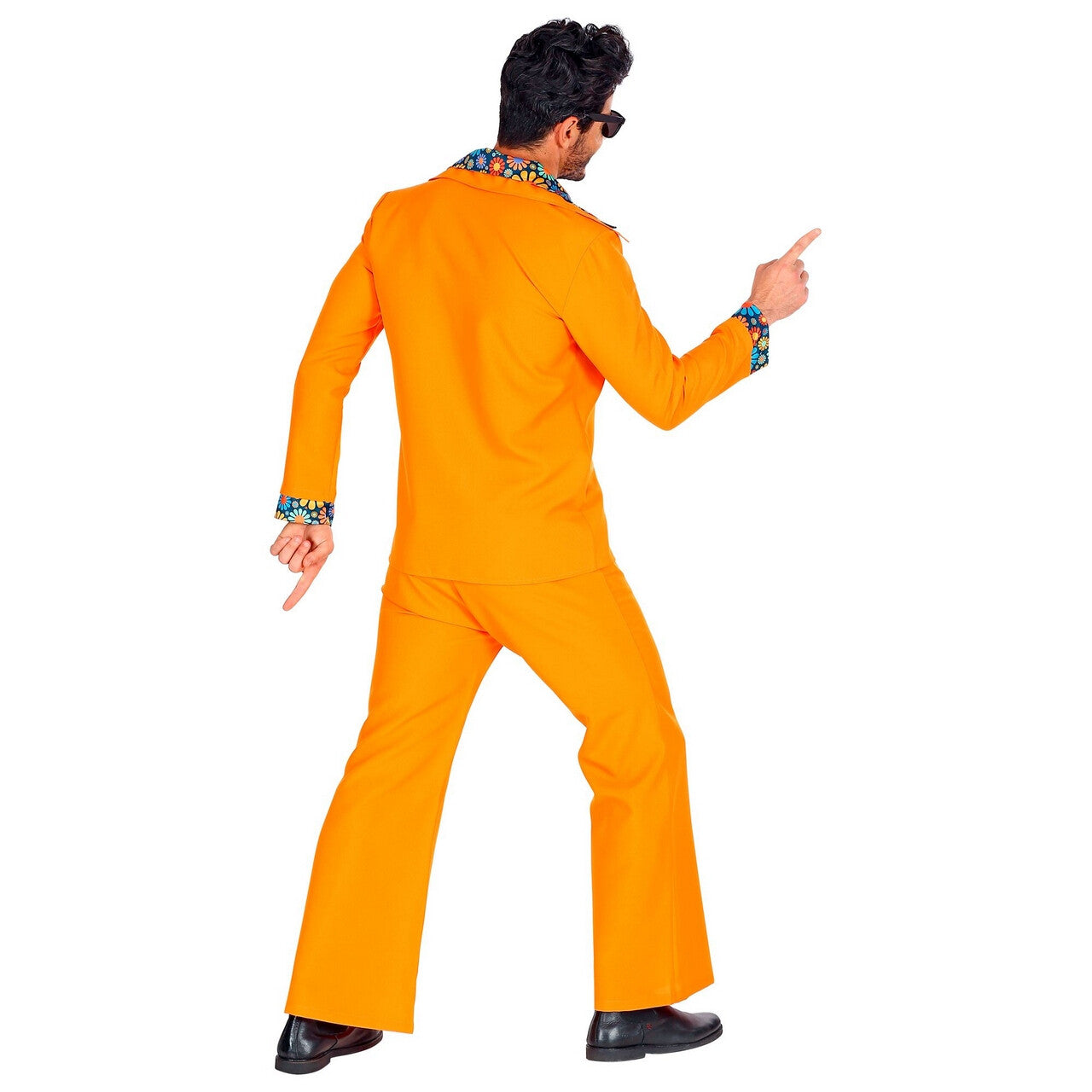 Op deze afbeelding zie je een Kostuums, van het merk Widmann. Oranje 1974 Stijl Man Kostuum