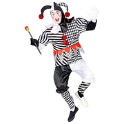 Op deze afbeelding zie je een Kostuums, van het merk Widmann. Paljas Van Het Hof Harlekijn Man Kostuum