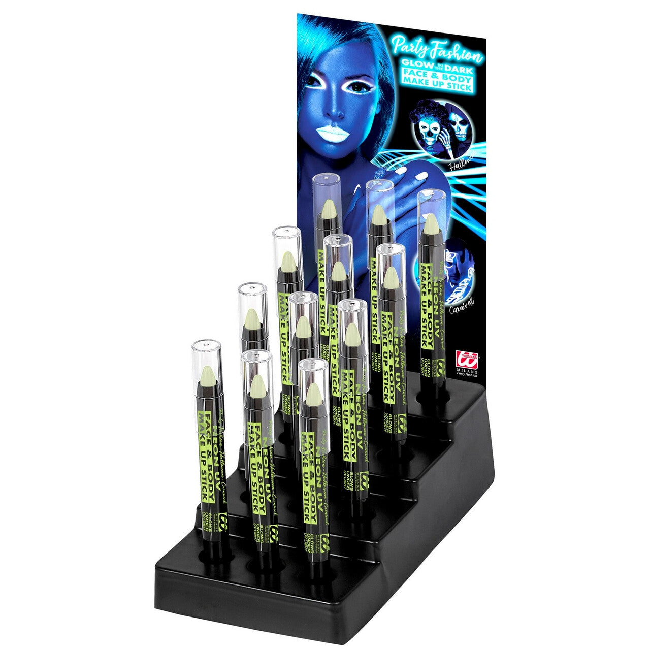 Op deze afbeelding zie je een Accessoires, van het merk Widmann. Make-Up Potlood Glow In The Dark