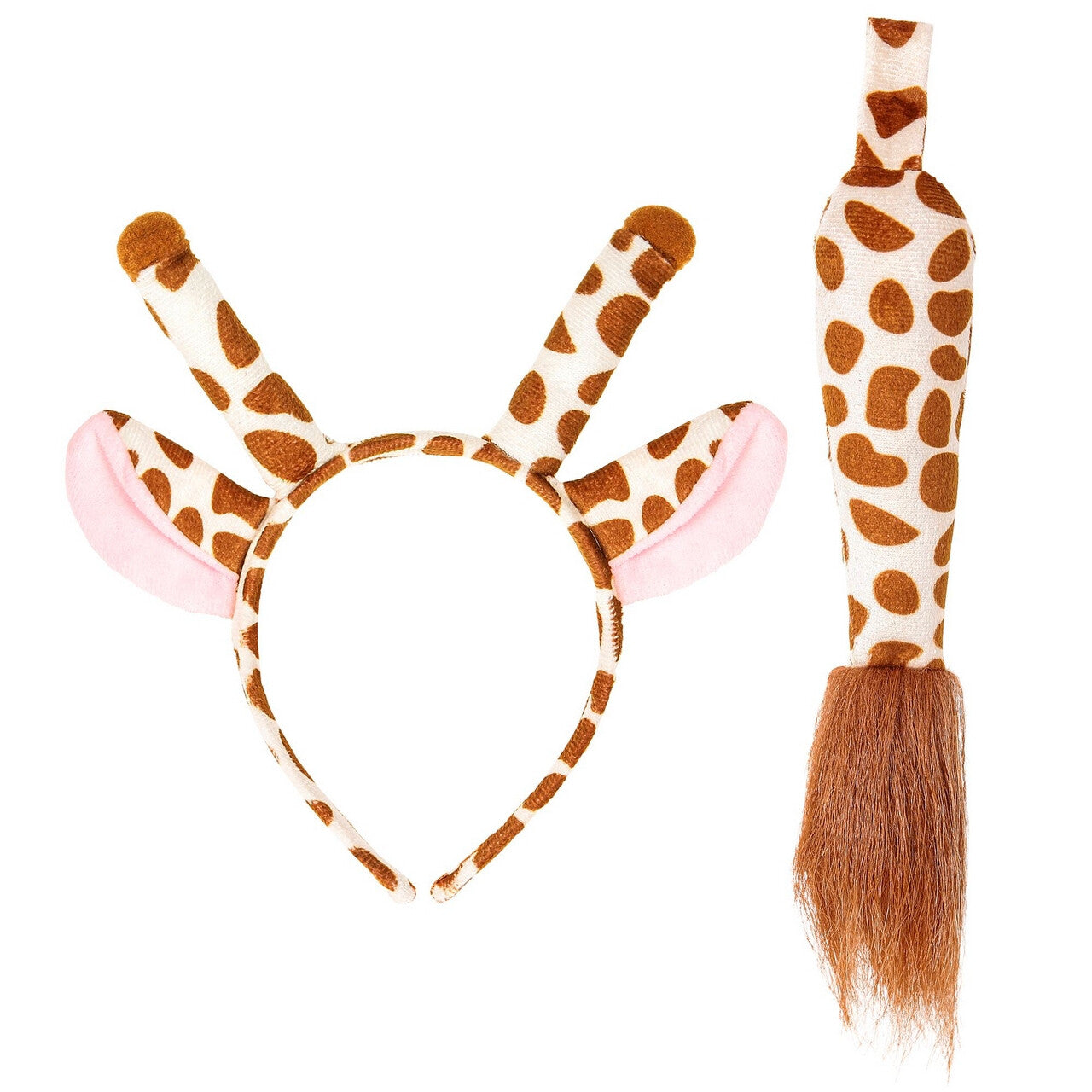 Op deze afbeelding zie je een Accessoires, van het merk Widmann. Horens Met Oren En Staart Giraffe
