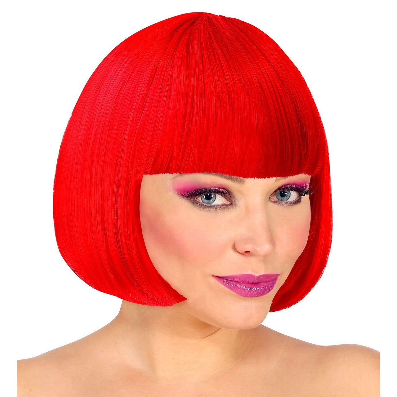 Op deze afbeelding zie je een Accessoires, van het merk Widmann. Bob Pruik Lou Lou Rood