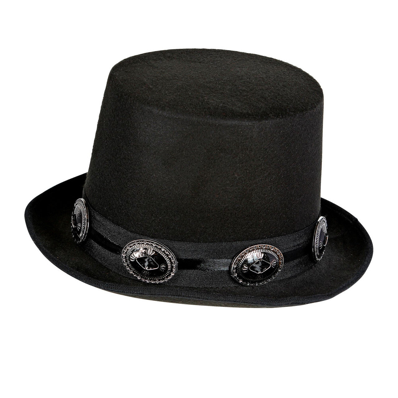 Op deze afbeelding zie je een Accessoires, van het merk Widmann. Hoge Hoed Rockster Slash