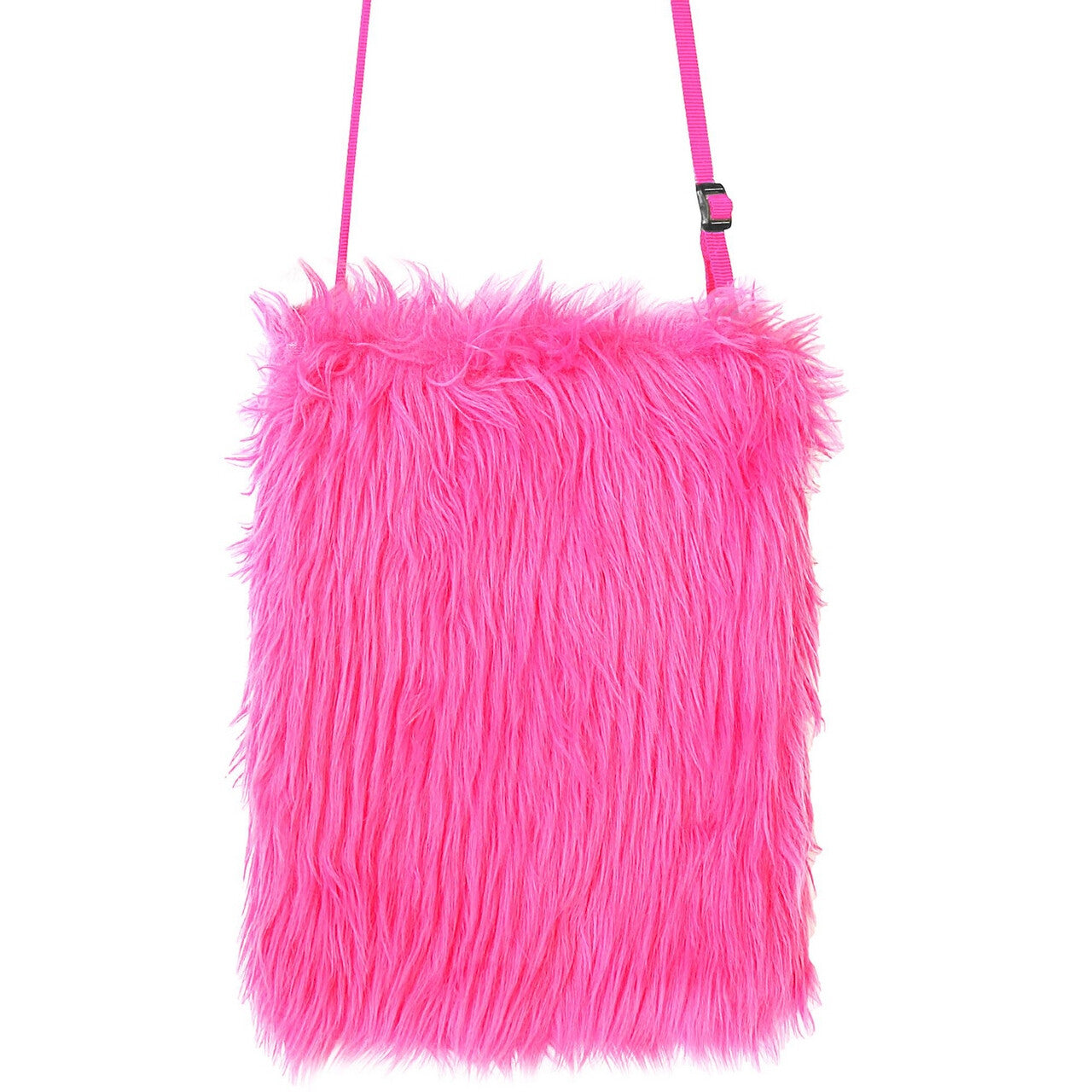 Op deze afbeelding zie je een Accessoires, van het merk Widmann. Oer Handtas Holbewoner Neon Berenvel Roze