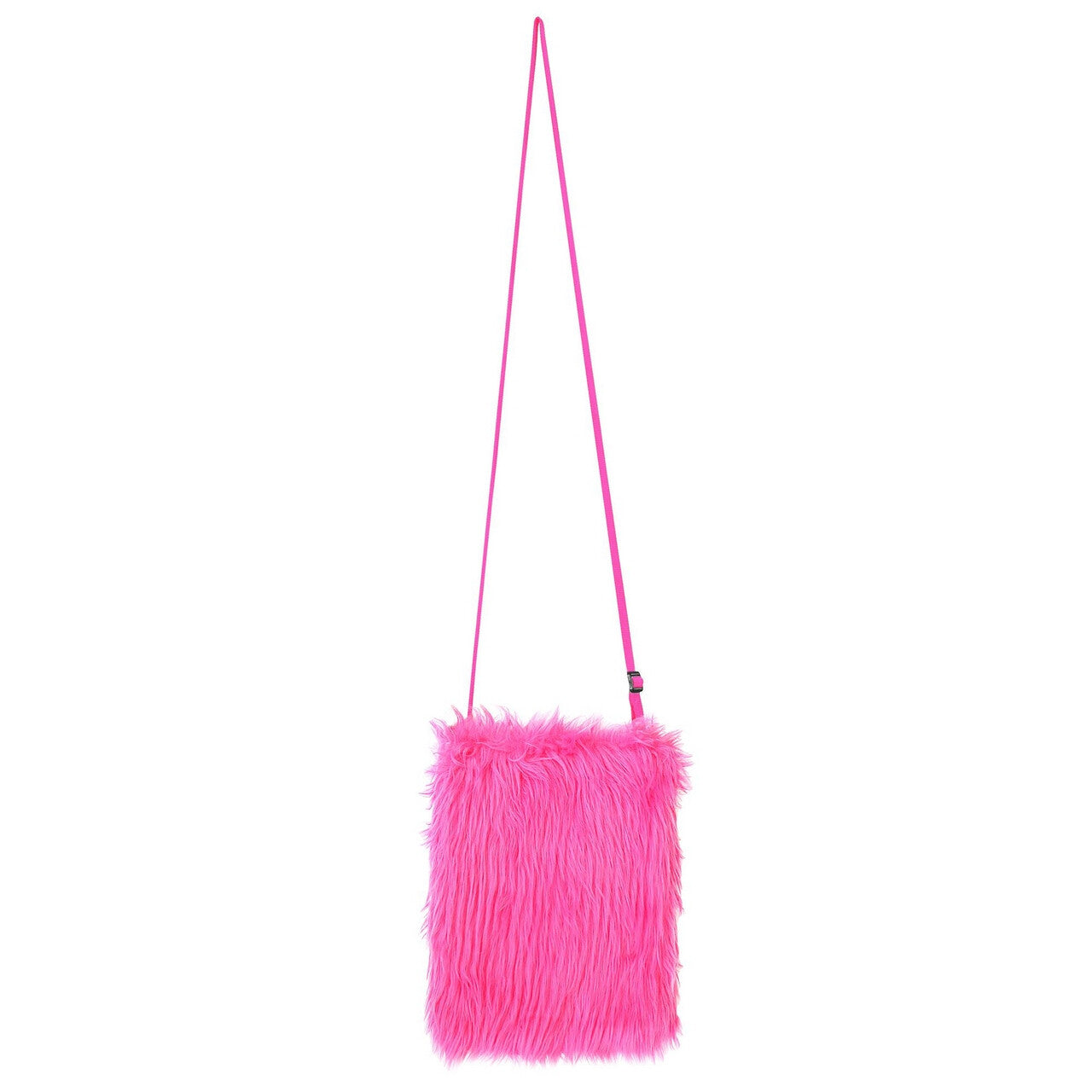 Op deze afbeelding zie je een Accessoires, van het merk Widmann. Oer Handtas Holbewoner Neon Berenvel Roze