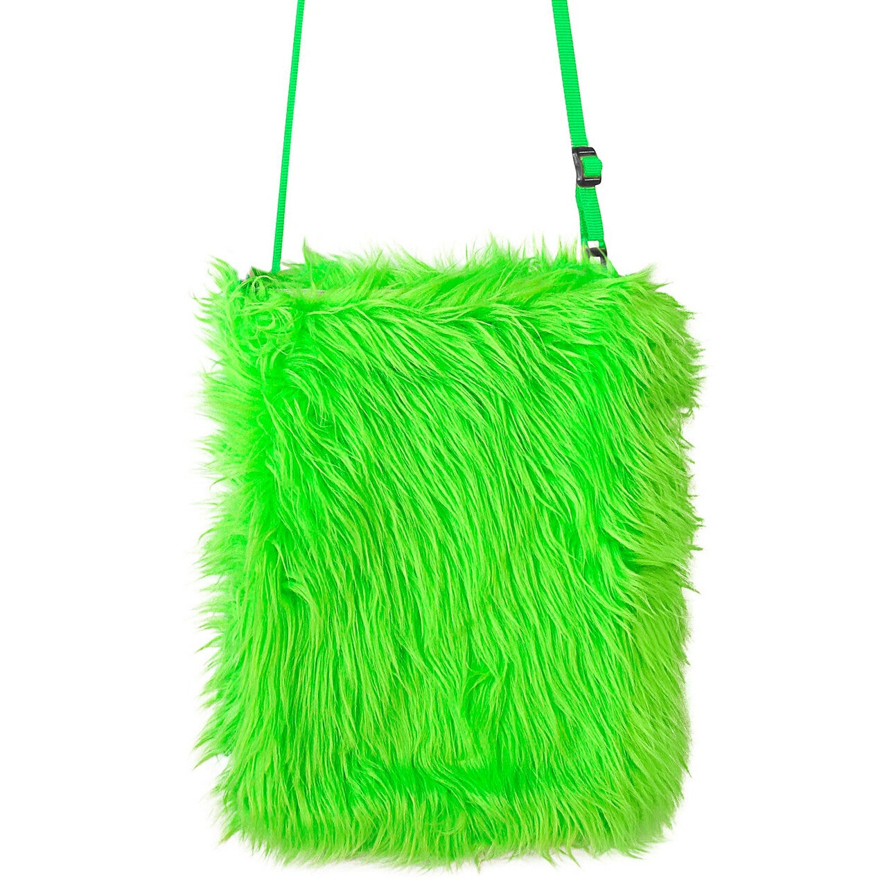 Op deze afbeelding zie je een Accessoires, van het merk Widmann. Oer Handtas Holbewoner Neon Berenvel Groen