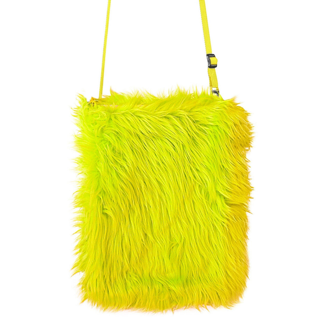 Op deze afbeelding zie je een Accessoires, van het merk Widmann. Oer Handtas Holbewoner Neon Berenvel Geel