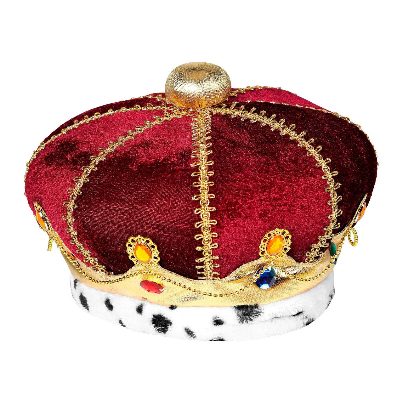 Op deze afbeelding zie je een Accessoires, van het merk Widmann. Koninklijke Kroon Met Edelstenen