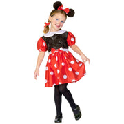 Op deze afbeelding zie je een Kostuums, van het merk Widmann. Mooie Minnie Tekenfilm Muis Meisje Kostuum