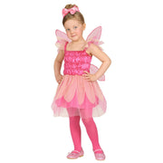 Op deze afbeelding zie je een Kostuums, van het merk Widmann. Roze Pixie Huiself Rosie Meisje Kostuum