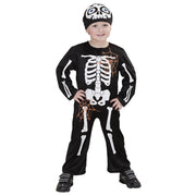 Op deze afbeelding zie je een Kostuums, van het merk Widmann. Knekel Skelet Spookhuis Kind Kostuum