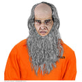 Hoofdbedekking Amish Met Baard En Bril