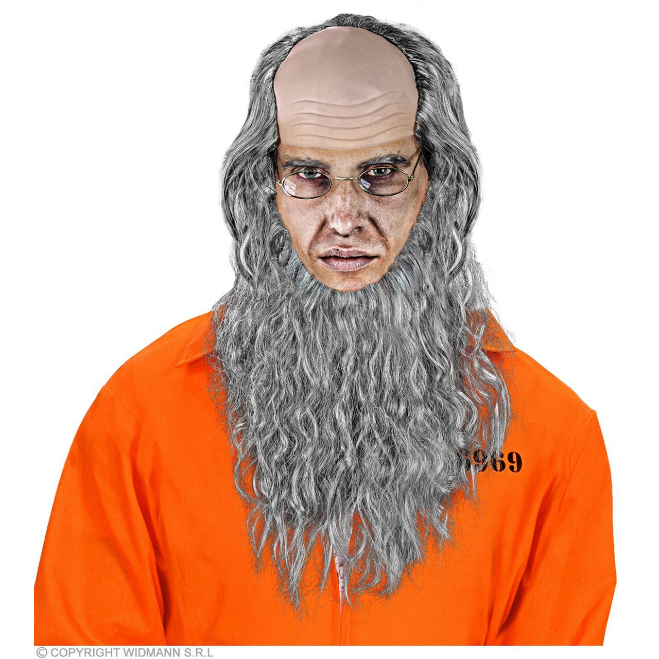 Op deze afbeelding zie je een Accessoires, van het merk Widmann. Hoofdbedekking Amish Met Baard En Bril
