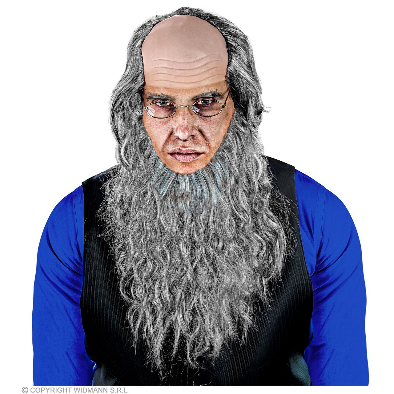 Op deze afbeelding zie je een Accessoires, van het merk Widmann. Hoofdbedekking Amish Met Baard En Bril