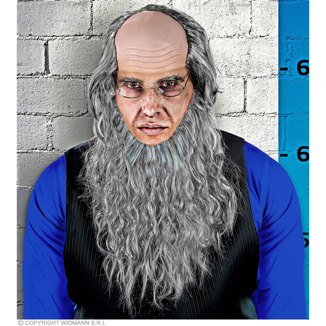 Op deze afbeelding zie je een Accessoires, van het merk Widmann. Hoofdbedekking Amish Met Baard En Bril