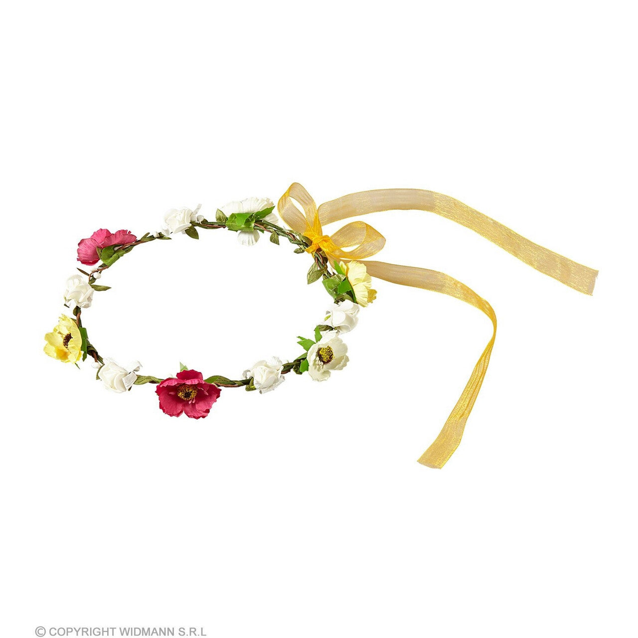Op deze afbeelding zie je een Accessoires, van het merk Widmann. Bloemen Hoofdband Carol