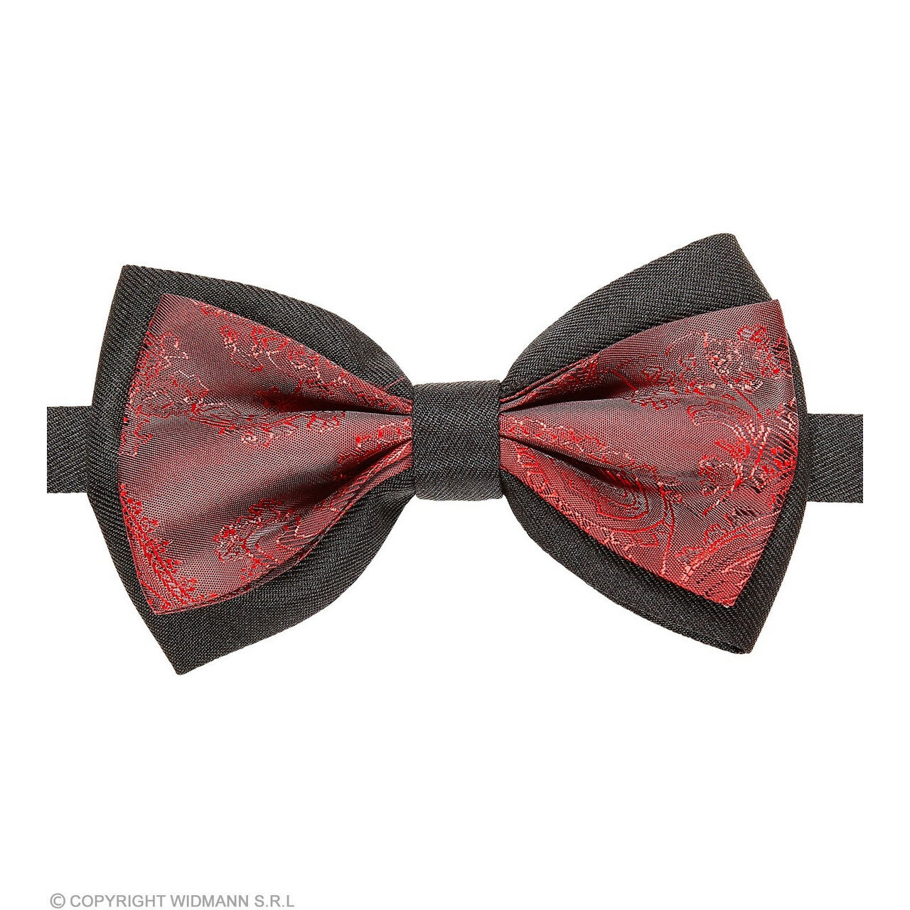 Op deze afbeelding zie je een Accessoires, van het merk Widmann. Luxe Bordeaux Rode Vlinderdas