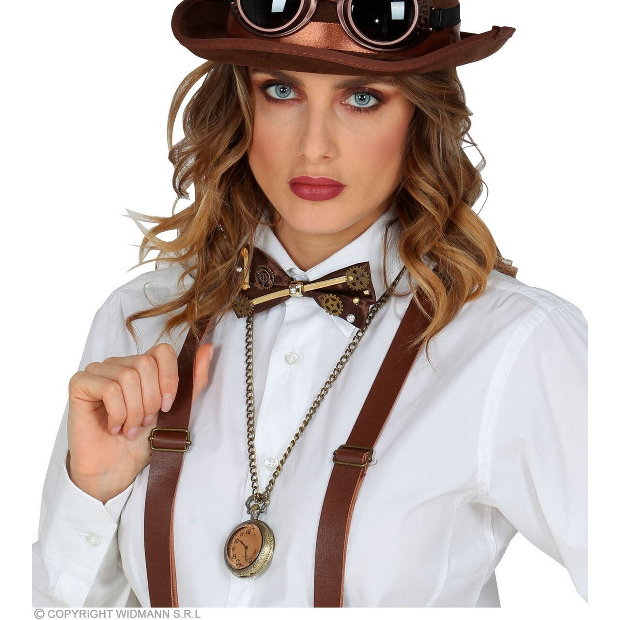 Op deze afbeelding zie je een Accessoires, van het merk Widmann. Altijd Bij De Tijd Horloge Ketting