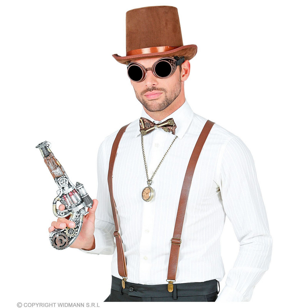 Op deze afbeelding zie je een Accessoires, van het merk Widmann. Altijd Bij De Tijd Horloge Ketting