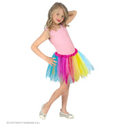 Op deze afbeelding zie je een Kostuums, van het merk Widmann. Dansen Op De Regenboog Eenhoorn Tutu 30 Centimeter Meisje
