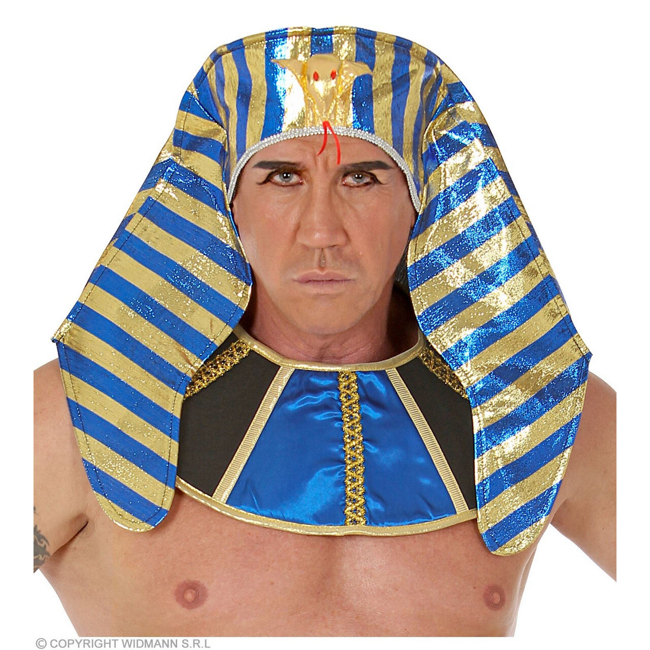 Op deze afbeelding zie je een Accessoires, van het merk Widmann. Grote Egyptische Machthebber Farao Hoofdbedekking