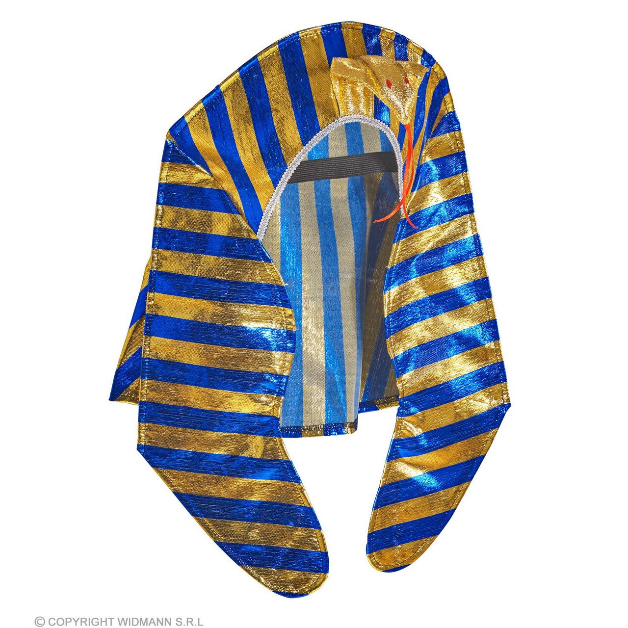 Op deze afbeelding zie je een Accessoires, van het merk Widmann. Grote Egyptische Machthebber Farao Hoofdbedekking