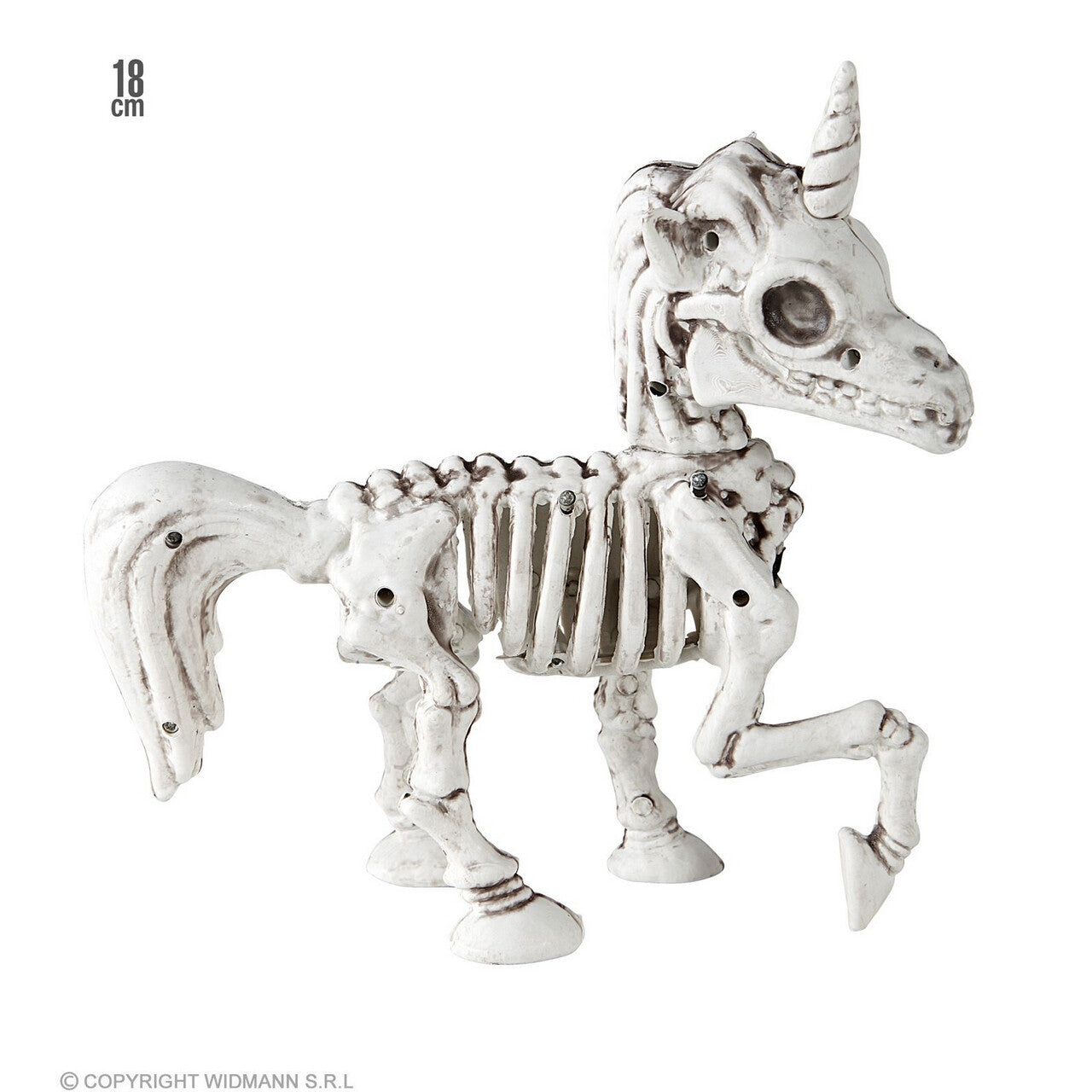 Op deze afbeelding zie je een Decoratie, van het merk Widmann. Galopperen Op De Eeuwige Velden Eenhoorn Paard 18 Centimeter