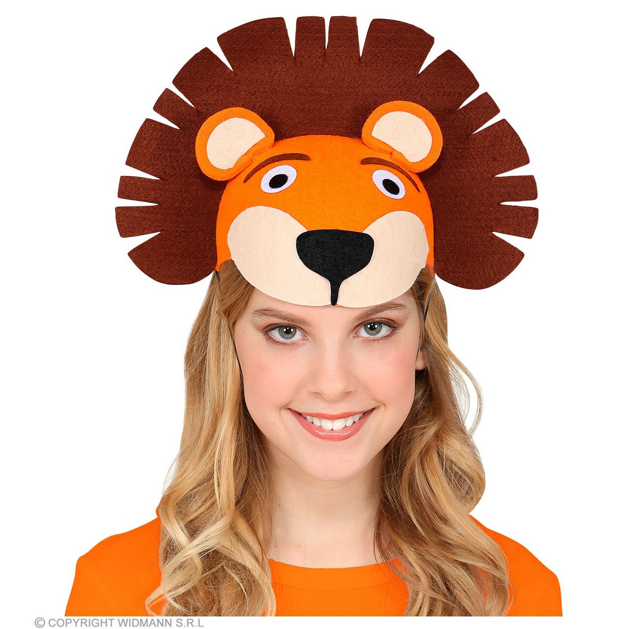 Op deze afbeelding zie je een Accessoires, van het merk Widmann. Schreeuw Van De Leeuw Op Je Hoofd