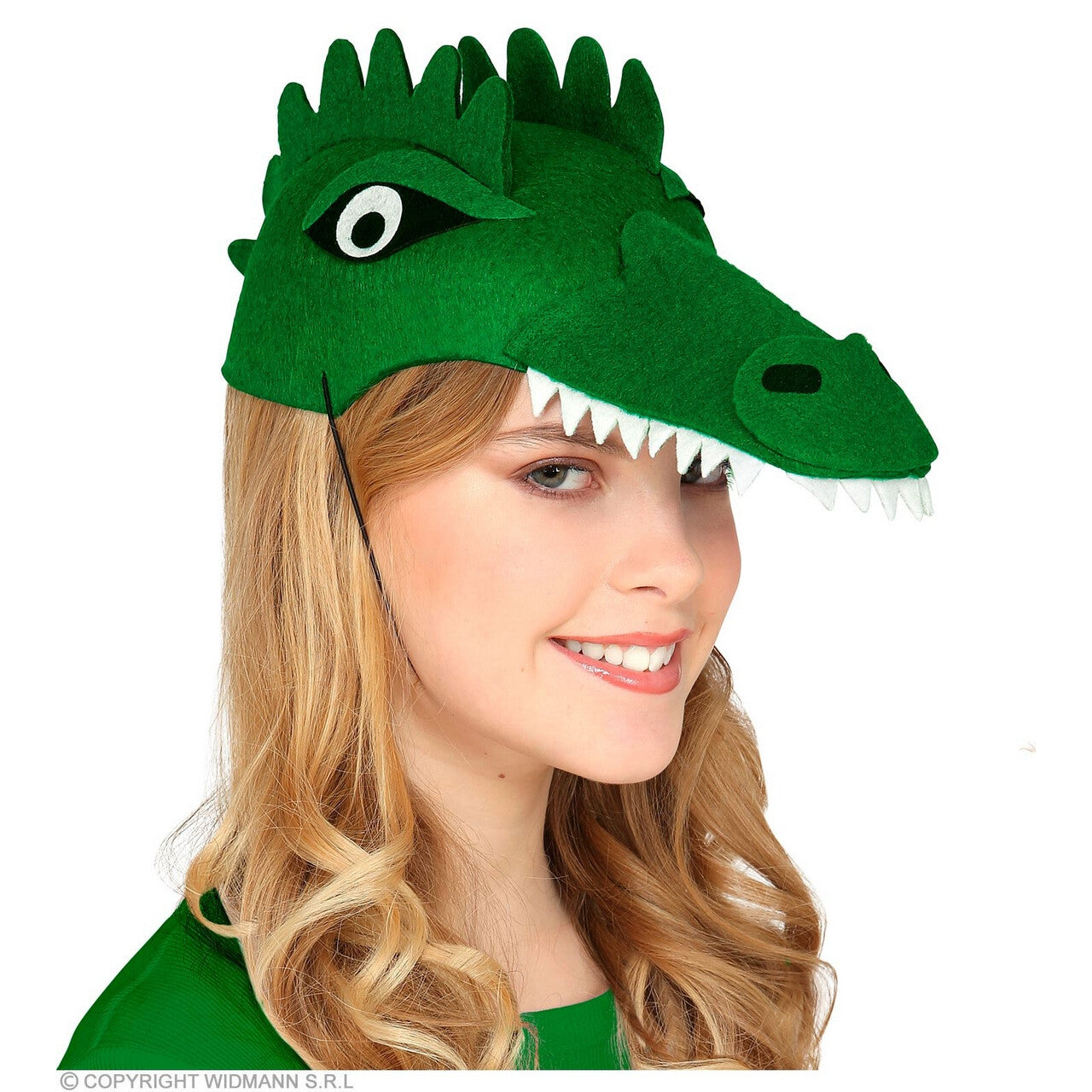Op deze afbeelding zie je een Accessoires, van het merk Widmann. Croco De Krokie Krokodil Op Je Hoofd