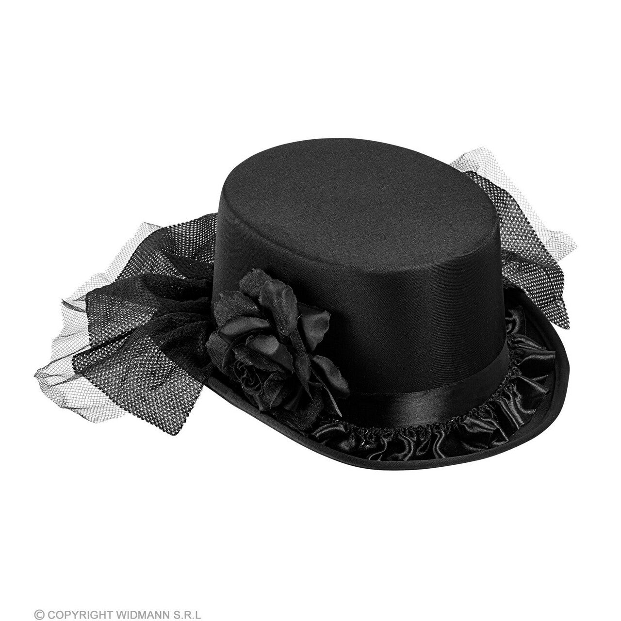 Op deze afbeelding zie je een Accessoires, van het merk Widmann. Deftige Hoge Hoed Dames Cornelia