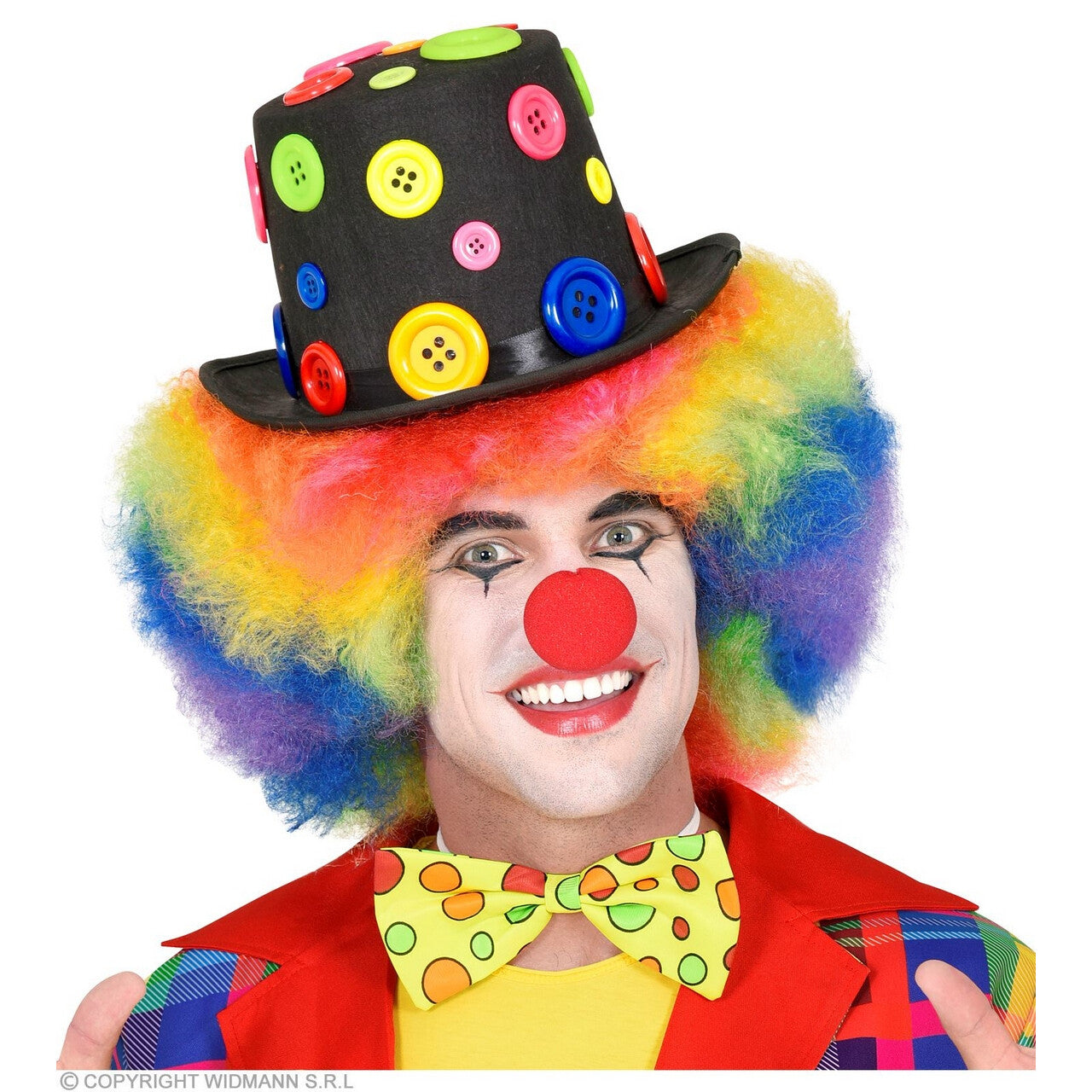 Op deze afbeelding zie je een Accessoires, van het merk Widmann. Knoop Op Je Hoofd Hoed