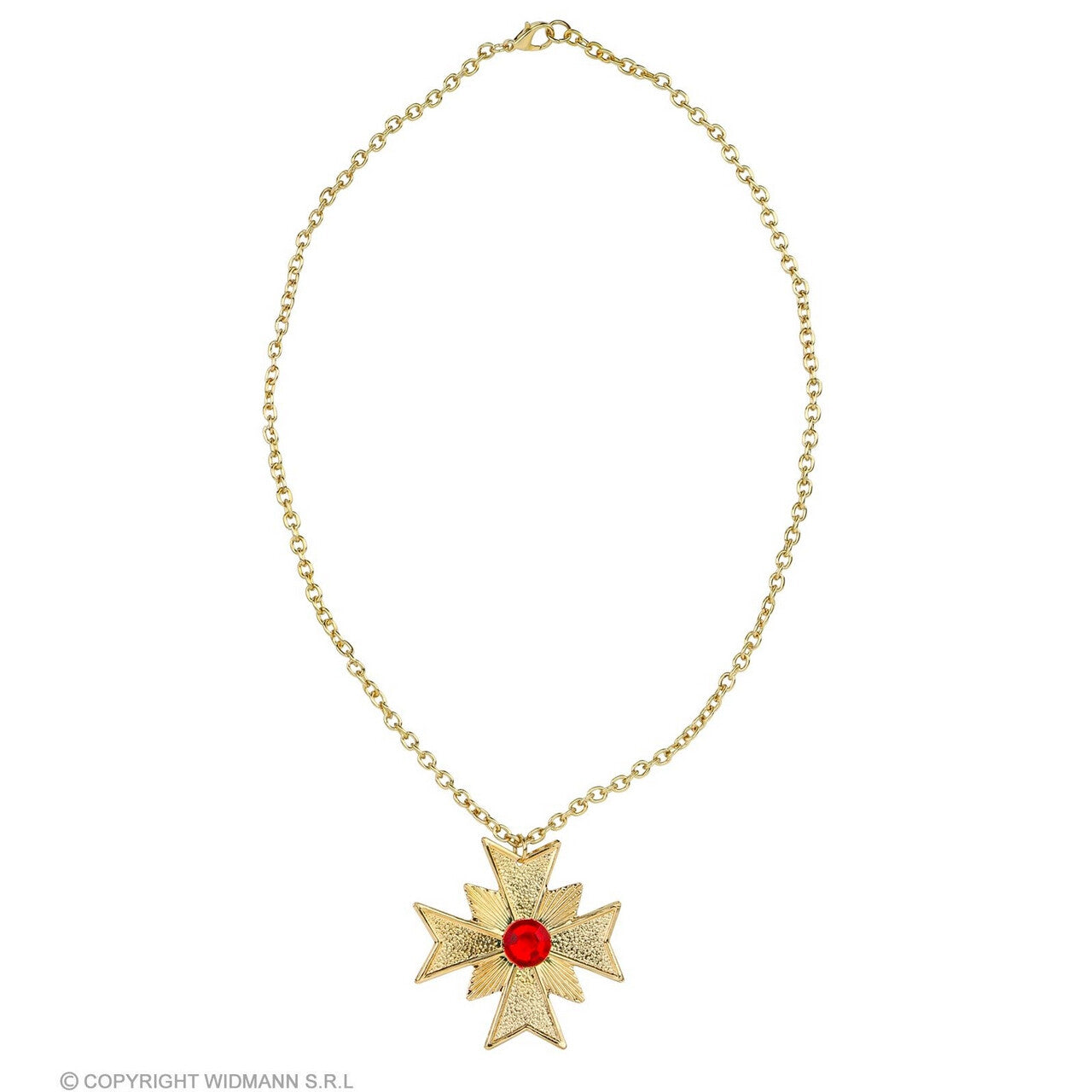 Op deze afbeelding zie je een Accessoires, van het merk Widmann. Oogverblindende Vampier Ketting