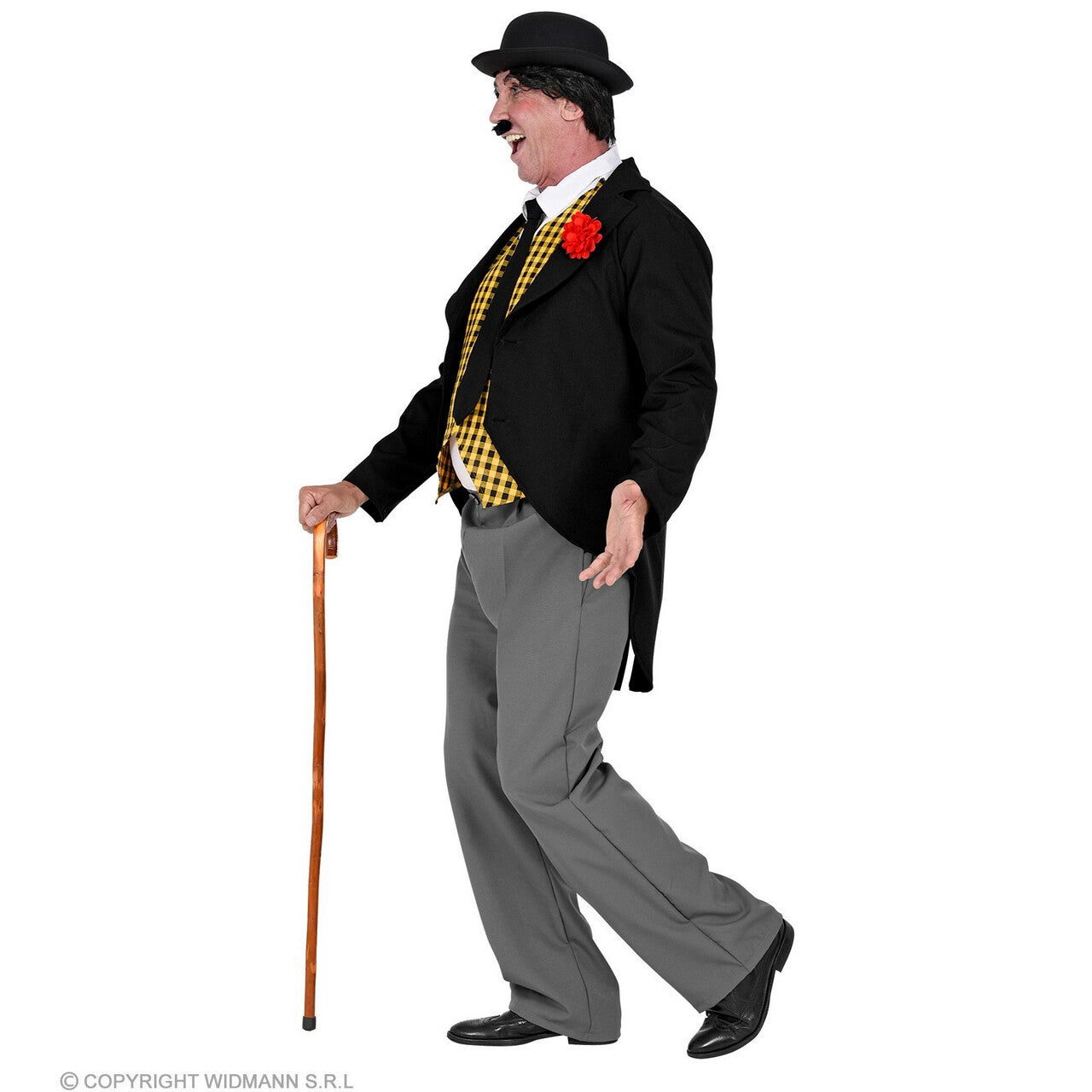 Op deze afbeelding zie je een Kostuums, van het merk Widmann. Charles Deftige Opa Man Kostuum