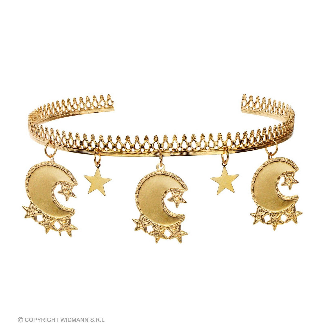 Op deze afbeelding zie je een Accessoires, van het merk Widmann. Diadeem Sterren En Maan 1001 Nacht