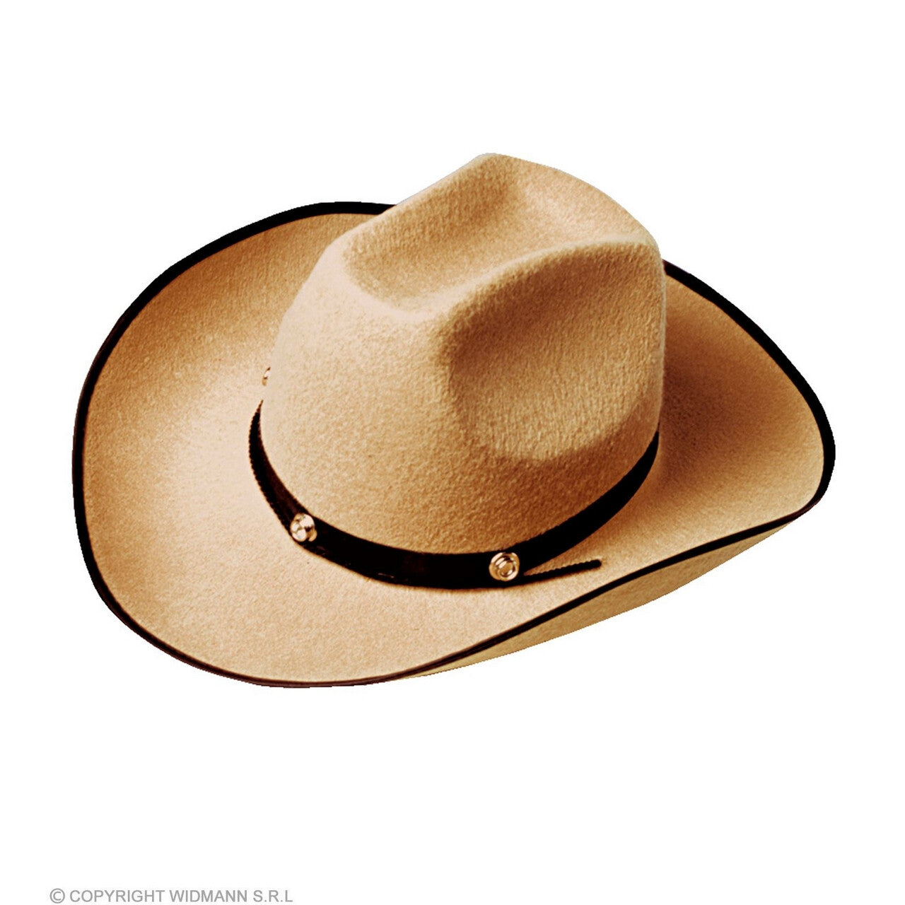 Op deze afbeelding zie je een Accessoires, van het merk Widmann. Cowboyhoed Billie Vilt Beige