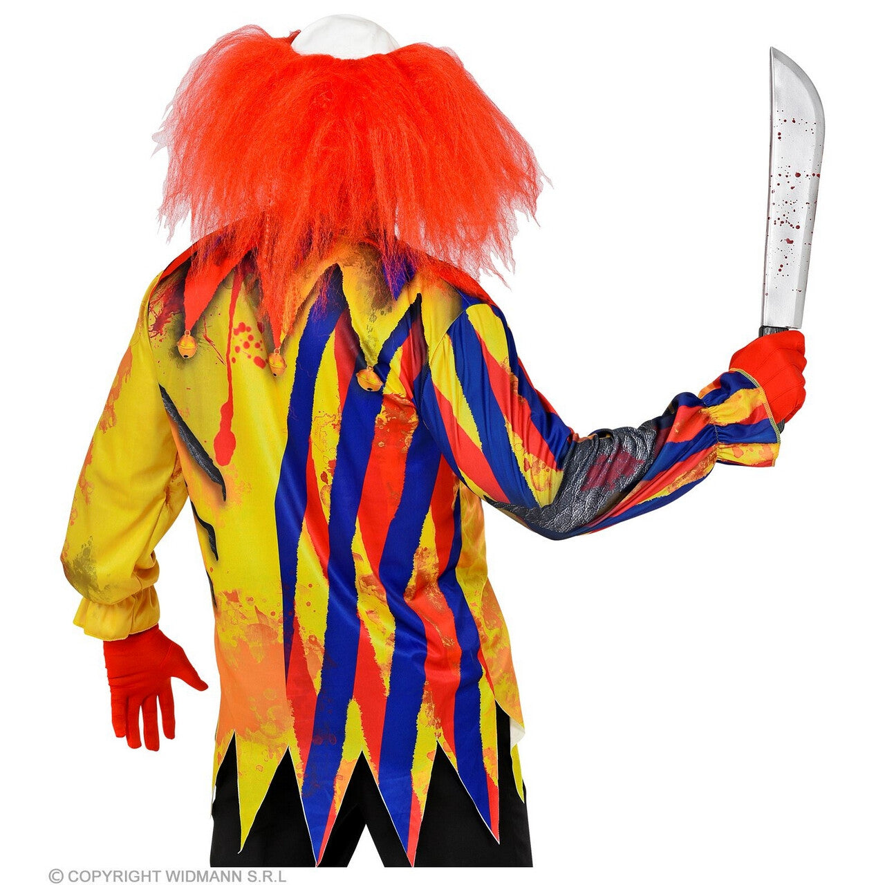 Op deze afbeelding zie je een Kostuums, van het merk Widmann. Lugubere Enge Clown Gerry Man