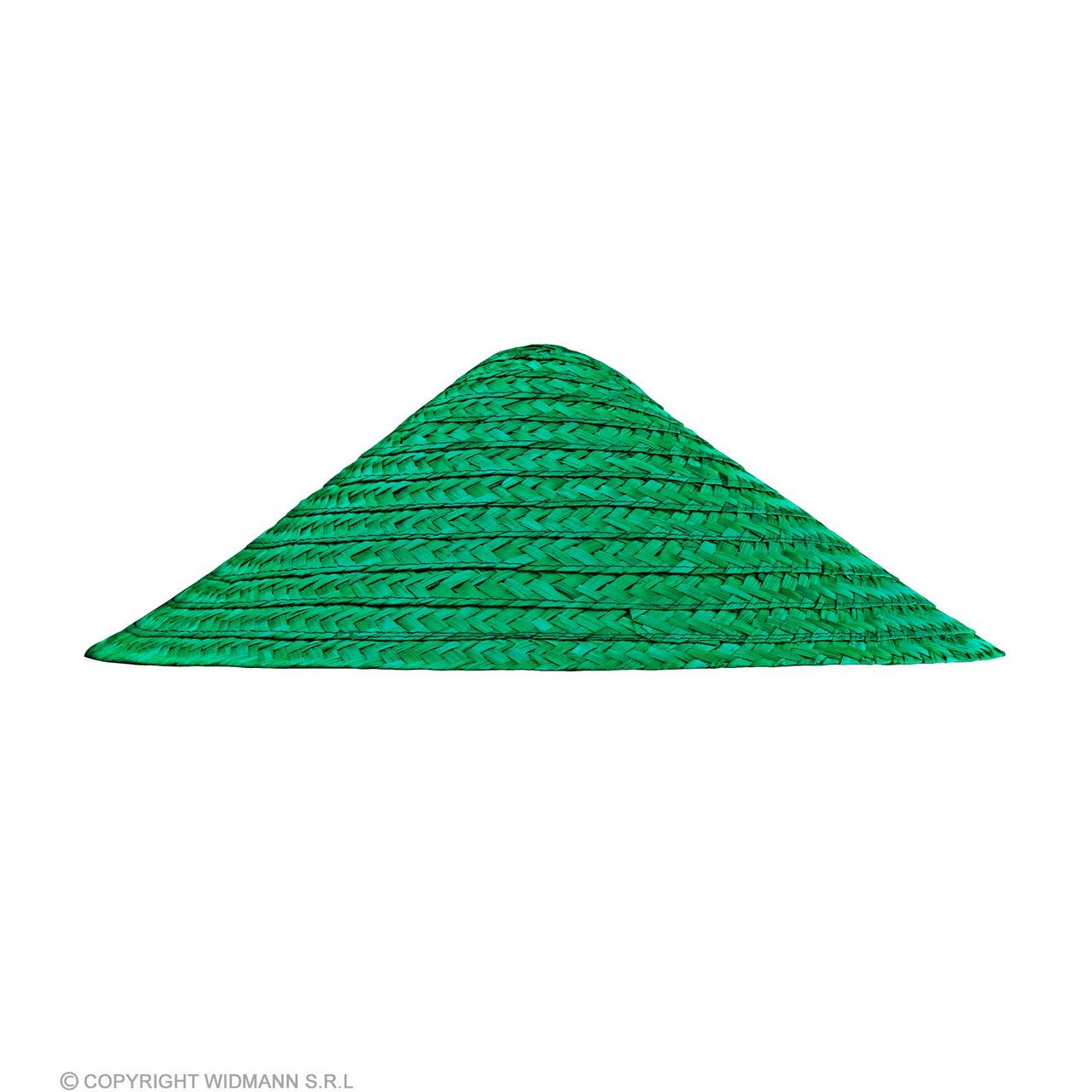 Op deze afbeelding zie je een Accessoires, van het merk Widmann. Groene Chinese Hoed Zhong Guo