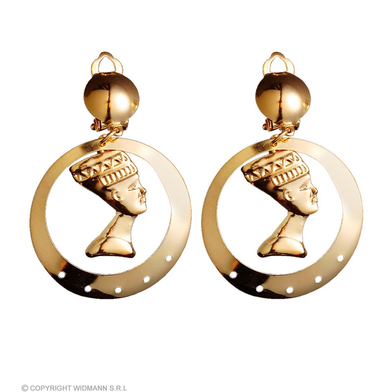 Op deze afbeelding zie je een Accessoires, van het merk Widmann. Typische Egyptische Oorbellen