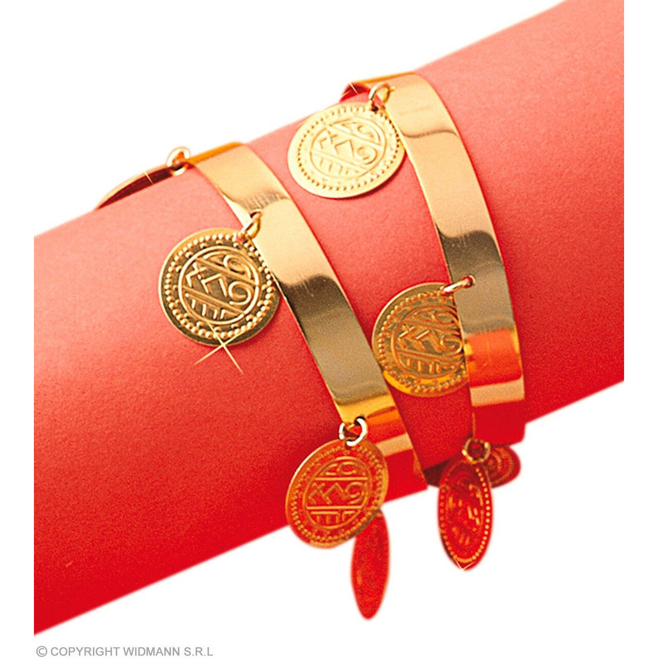 Op deze afbeelding zie je een Accessoires, van het merk Widmann. Bedel Armband Met Muntjes