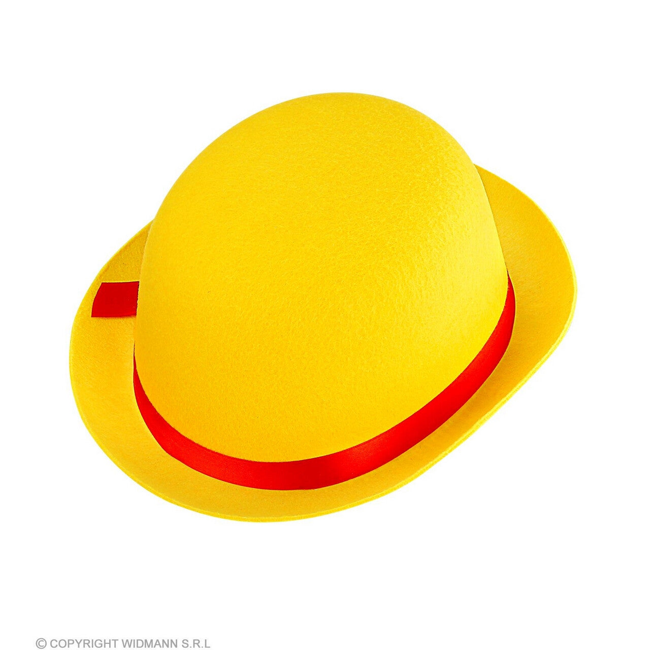 Op deze afbeelding zie je een Accessoires, van het merk Widmann. Bolhoed Bonno Kind Geel