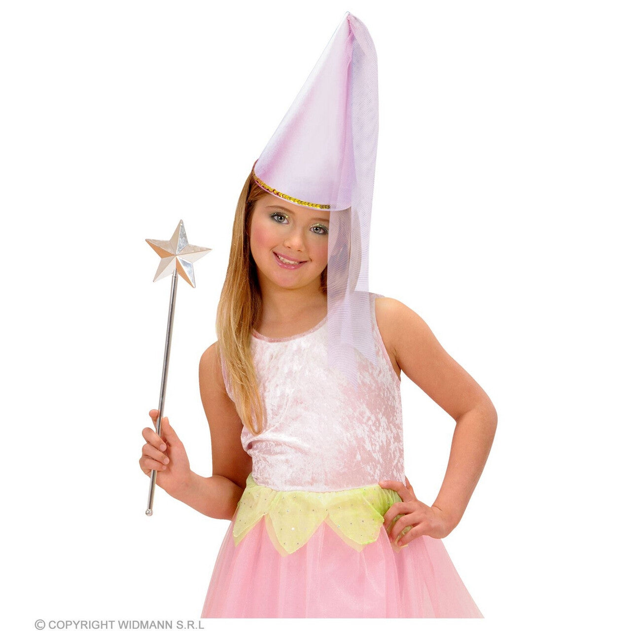Op deze afbeelding zie je een Accessoires, van het merk Widmann. Feetje Fee Hoed Roze